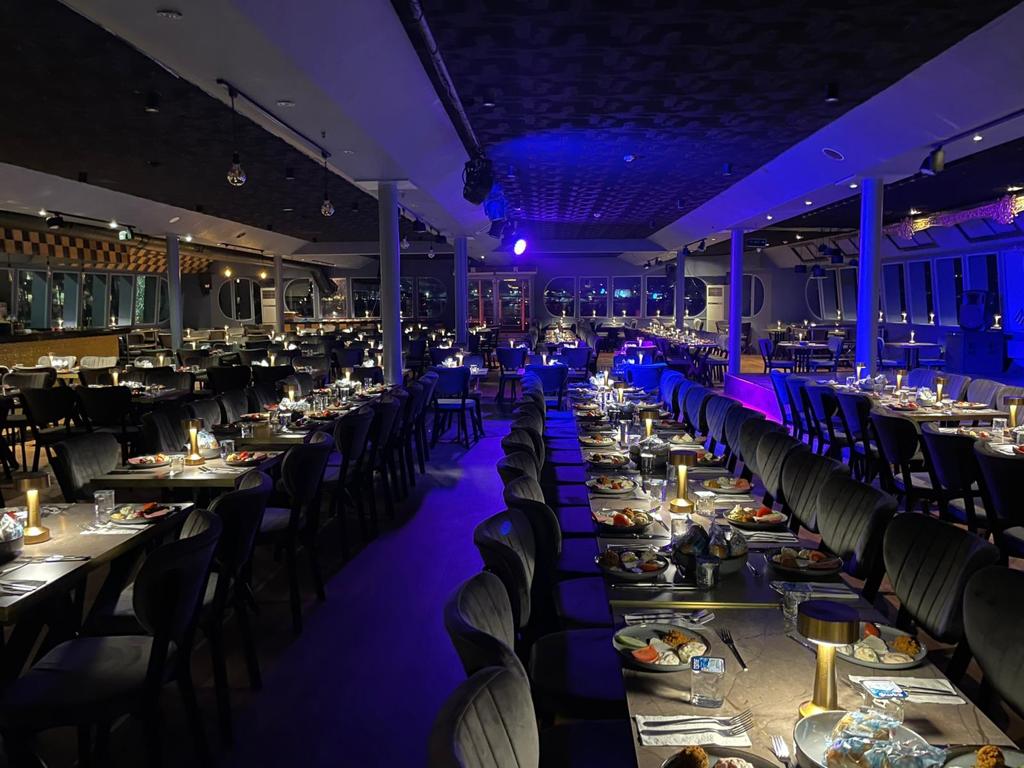 Bosphorus Cruise  Unlimited Soft Drinks + Private Standart Table + Turkish Shows and Hotel Transfer