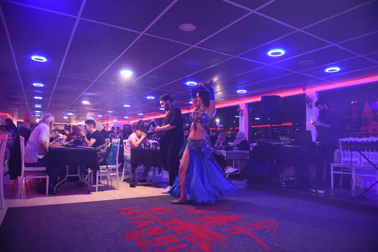 Bosphorus Cruise: Dinner, Unlimited Soft Drinks, Private Close to Show Table, Shows with Hotel Transfer