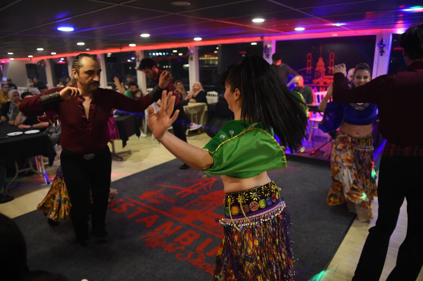 Bosphorus Cruise: Dinner, Unlimited Soft Drinks, Private Close to Show Table, Shows with Hotel Transfer